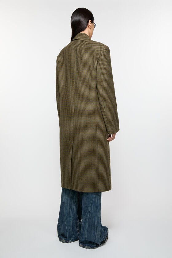 Acne Studios Zweireihiger Wollmantel Rabatte dieses Monats