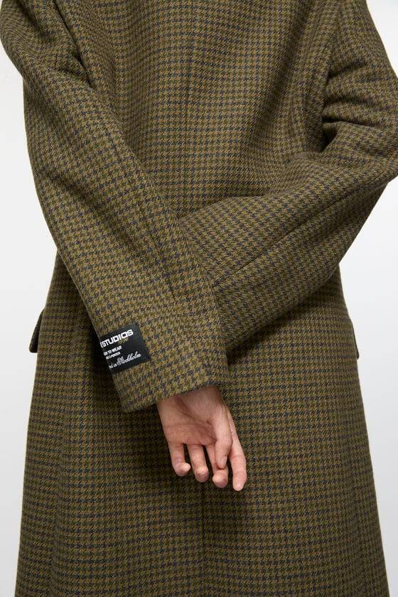 Acne Studios Zweireihiger Wollmantel Rabatte dieses Monats