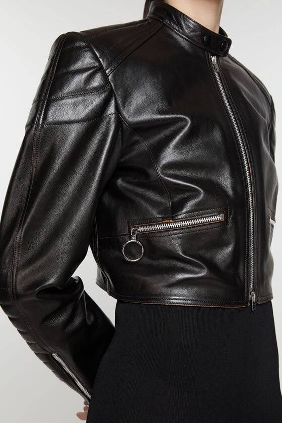 Acne Studios Bikerjacke aus Leder im Angebot