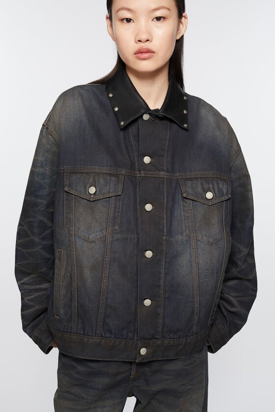 Acne Studios Jeansjacke – Übergroße Passform Fabrikverkauf