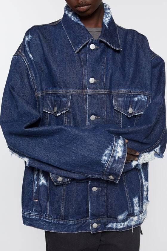 Acne Studios Jeansjacke im Distressed-Look - Entspannte Passform Meist gekauft