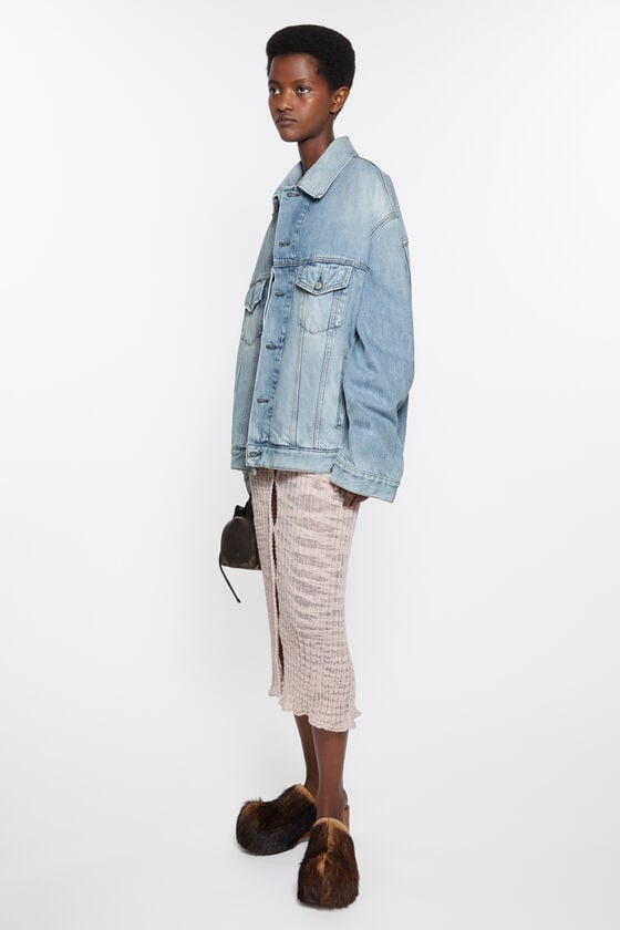 Acne Studios Jeansjacke – entspannte Passform Kostenloser Versand