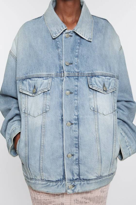 Acne Studios Jeansjacke – entspannte Passform Kostenloser Versand