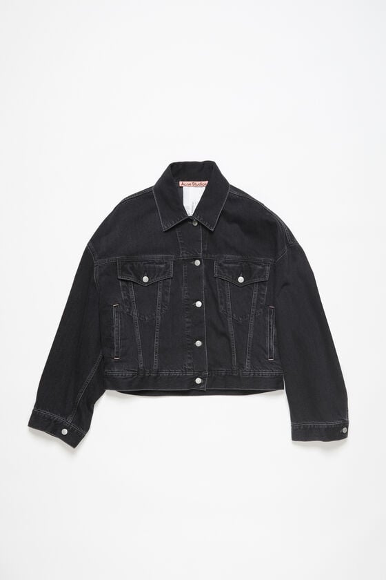 Acne Studios Denimjacke – gecroppt mit lockerer Passform Flash Sale