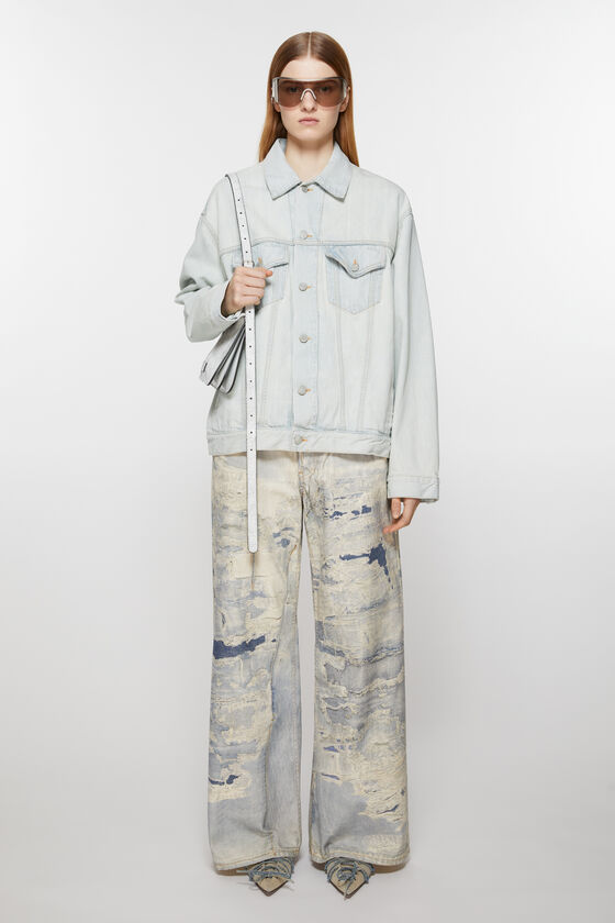 Acne Studios Jeansjacke – entspannte Passform Begrenztes Angebot