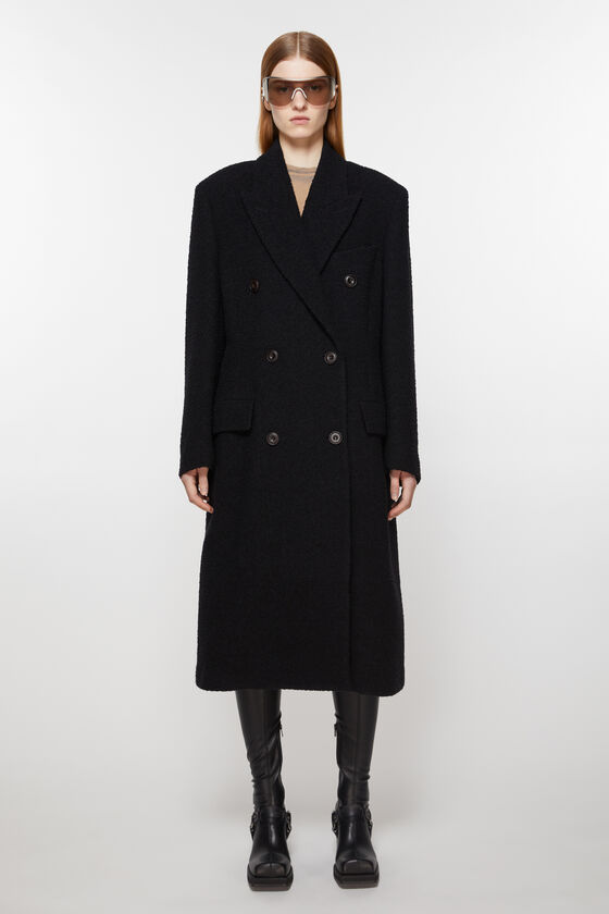 Acne Studios Zweireihiger Wollmantel Online Shopping