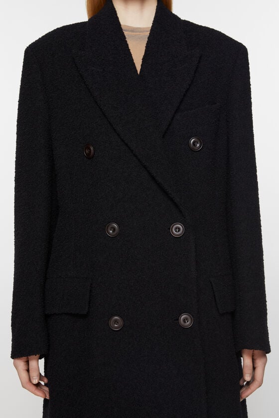Acne Studios Zweireihiger Wollmantel Online Shopping