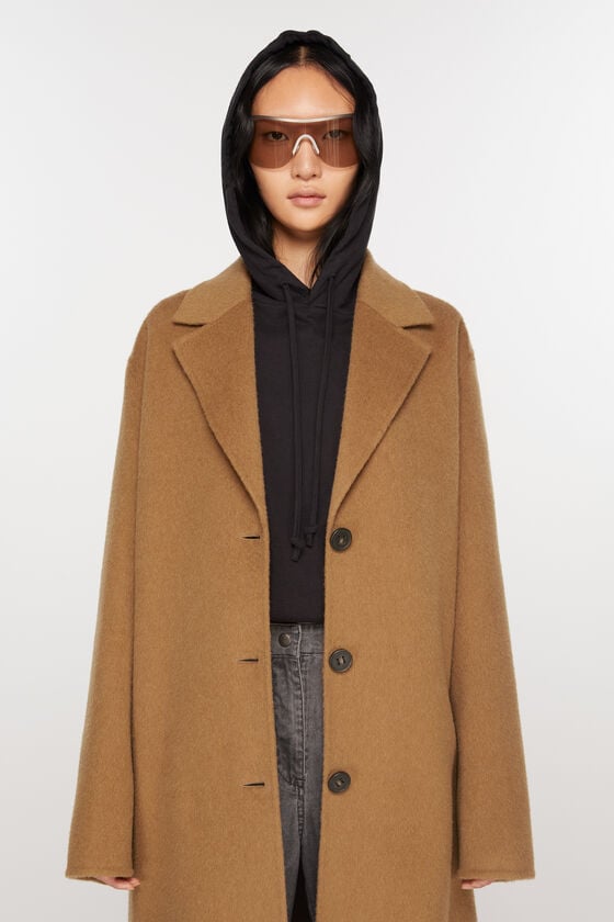 Acne Studios Einreihiger Wollmantel Weihnachtsangebot