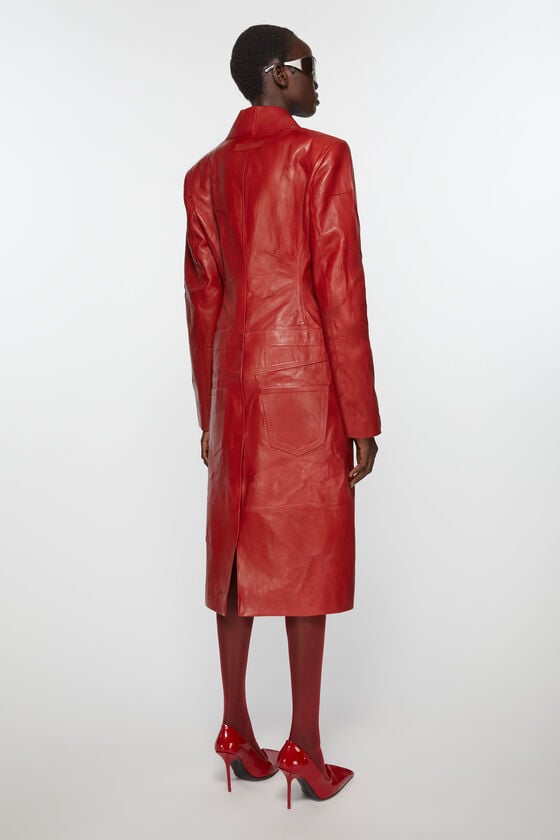 Acne Studios Ledermantel Laufsteg-Show Muttertagsangebot