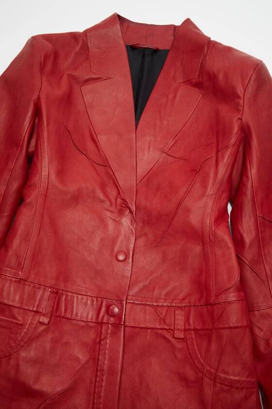 Acne Studios Ledermantel Laufsteg-Show Muttertagsangebot