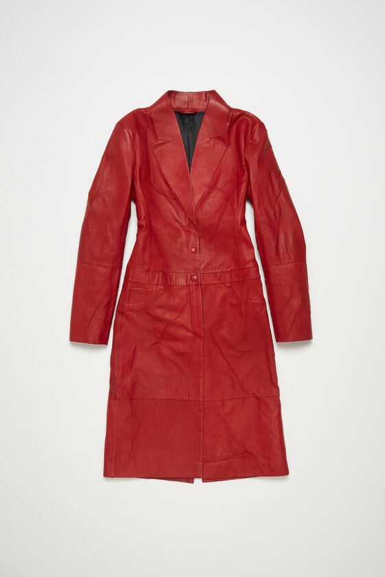 Acne Studios Ledermantel Laufsteg-Show Muttertagsangebot