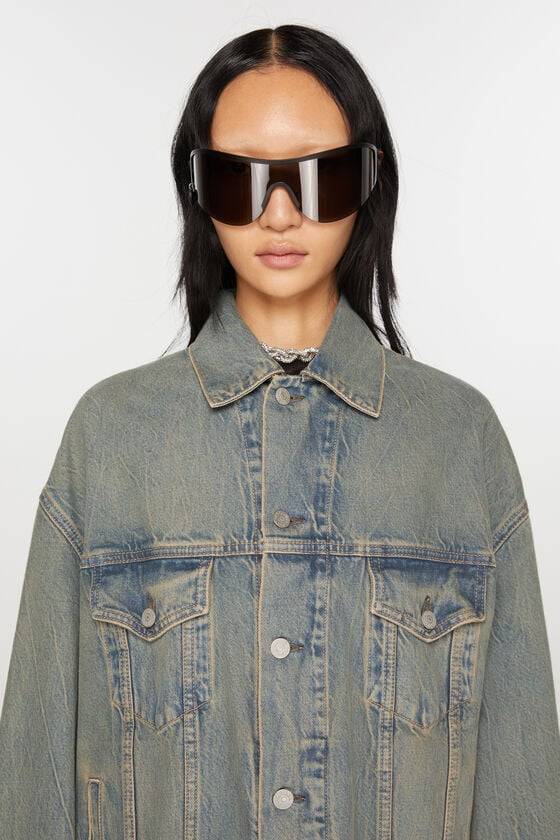 Acne Studios Oversized-Denimjacke Valentinstagsangebot
