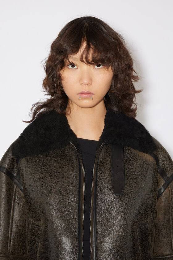 Acne Studios Lammfelljacke Top Angebot