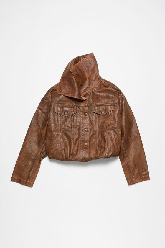 Acne Studios Coated denim jacket Laufsteg-Show Tägliche Deals