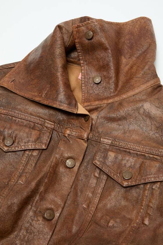 Acne Studios Coated denim jacket Laufsteg-Show Tägliche Deals