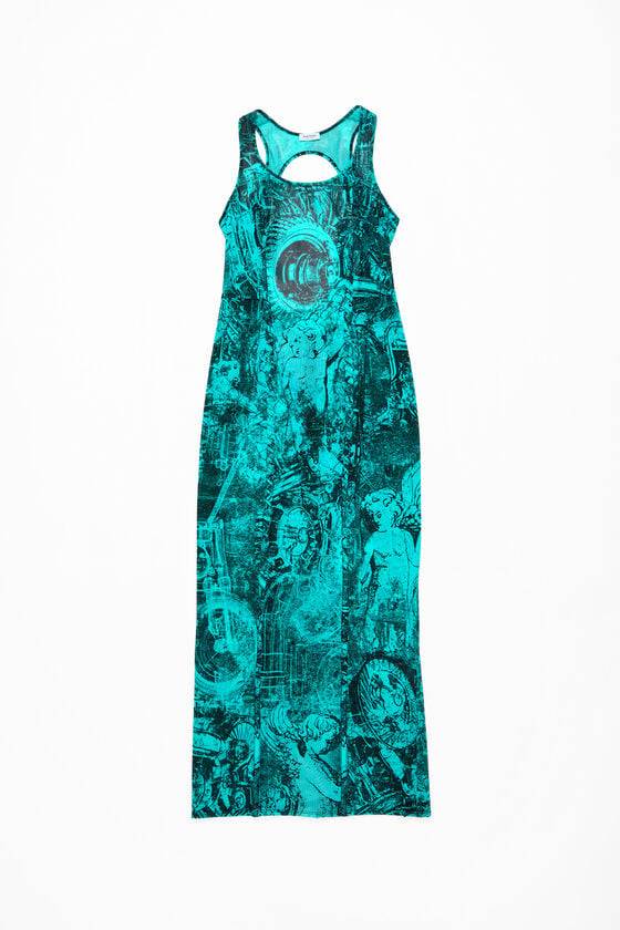 Acne Studios Printed dress Laufsteg-Show VIP-Rabatte