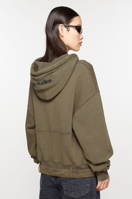 Acne Studios Kapuzenpullover mit verschwommenem Logo Begrenzte Freigabe