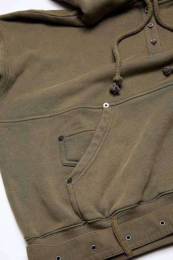 Acne Studios Kapuzenpullover mit verschwommenem Logo Begrenzte Freigabe
