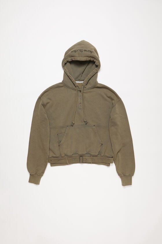Acne Studios Kapuzenpullover mit verschwommenem Logo Begrenzte Freigabe