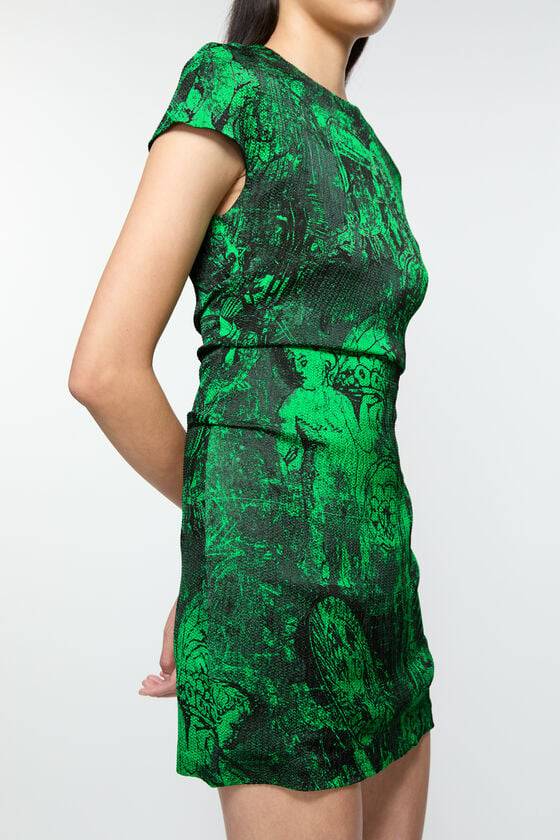 Acne Studios Printed dress Laufsteg-Show Letzte 3 Tage