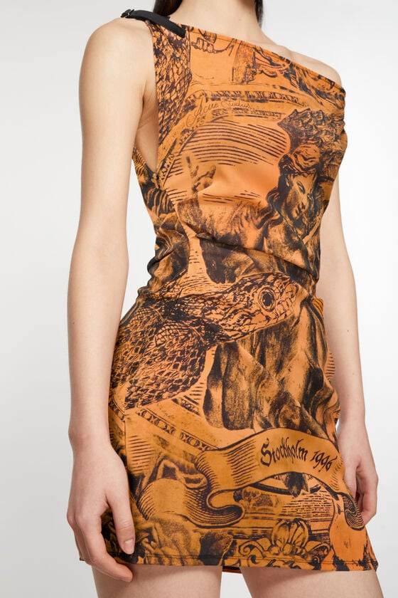 Acne Studios Printed dress Laufsteg-Show Letzte 2 Tage