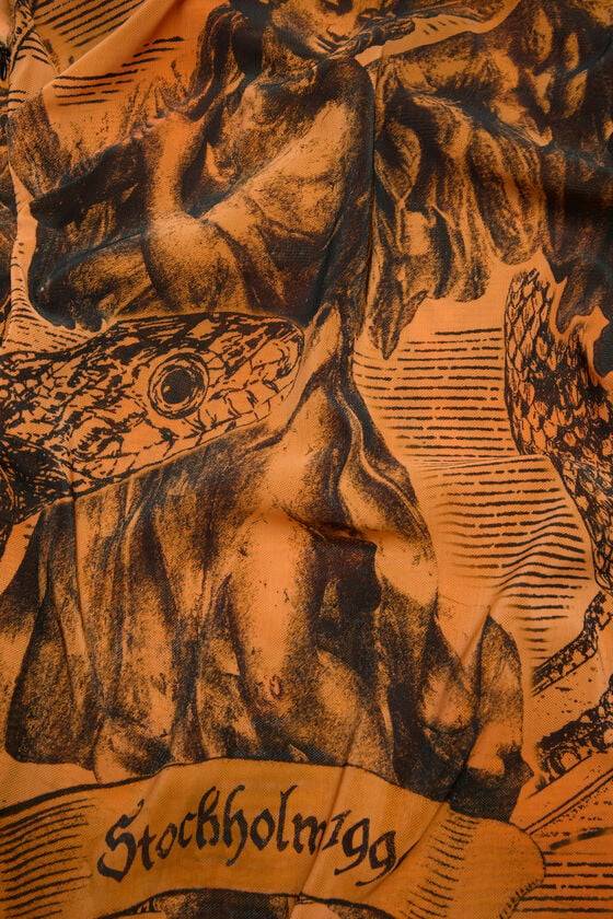 Acne Studios Printed dress Laufsteg-Show Letzte 2 Tage