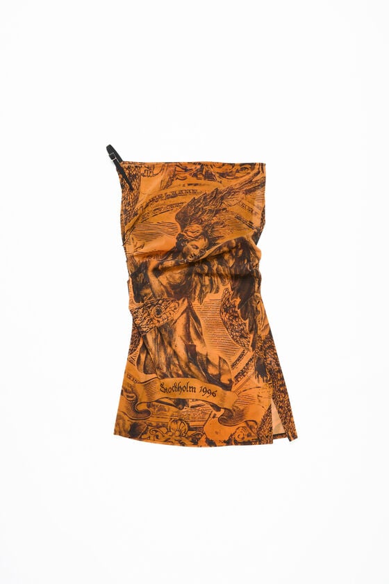Acne Studios Printed dress Laufsteg-Show Letzte 2 Tage