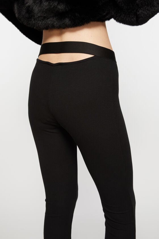 Acne Studios Rib leggings Laufsteg-Show Bis zu 60% Rabatt
