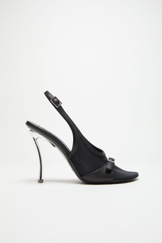 Acne Studios Mesh slingback heels Laufsteg-Show Super Rabatt