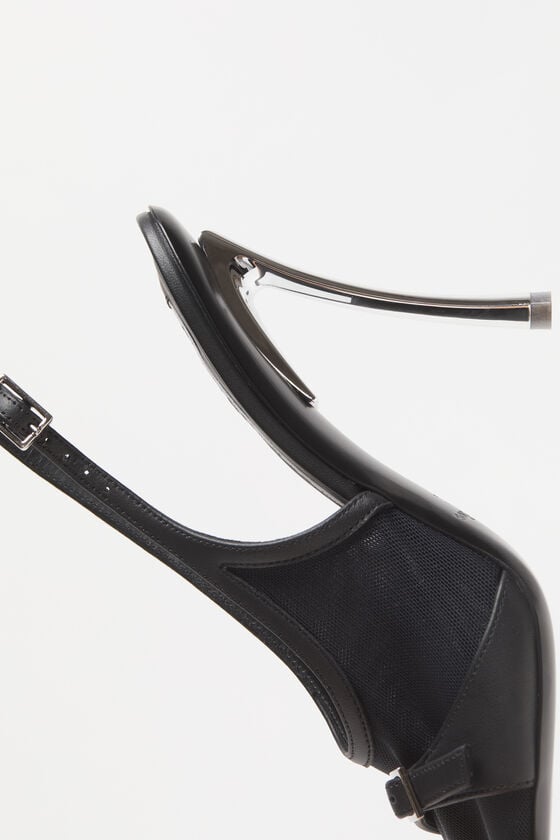Acne Studios Mesh slingback heels Laufsteg-Show Super Rabatt