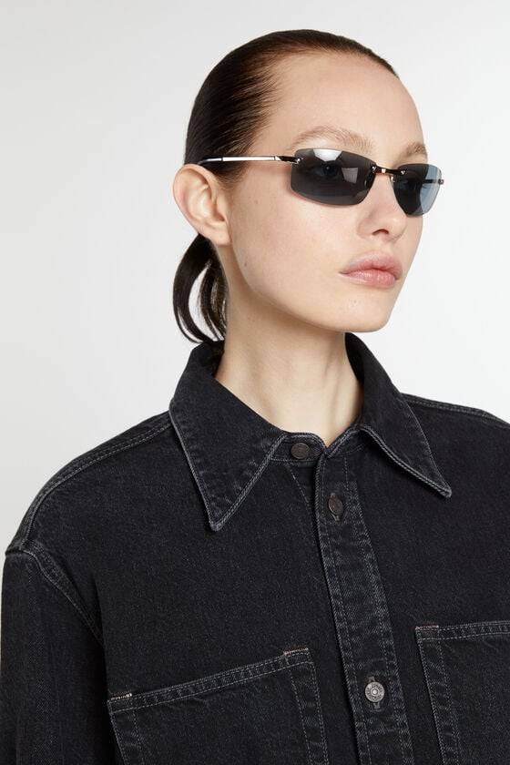 Acne Studios Getönte Sonnenbrille Fabrikladen