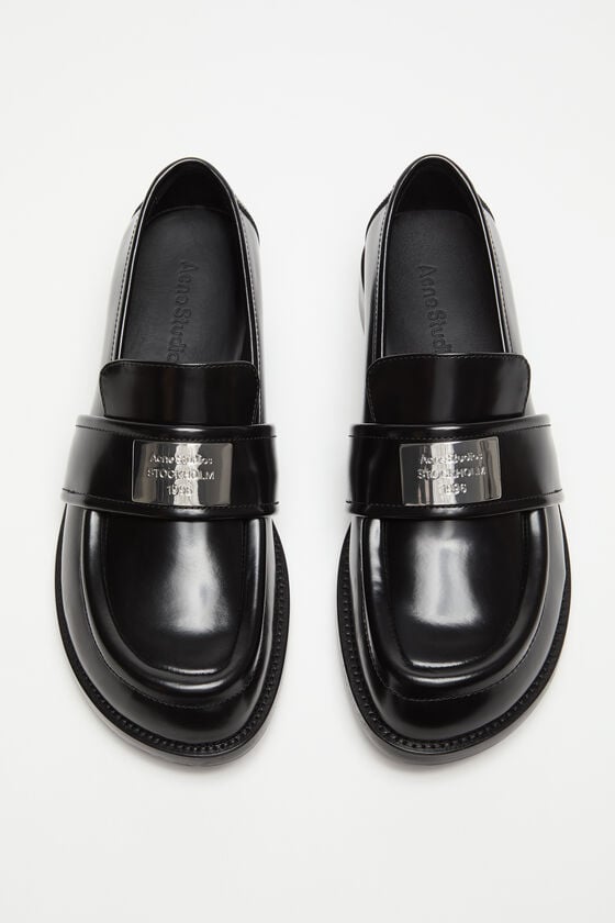 Acne Studios Slipper aus gebürstetem Leder 2025
