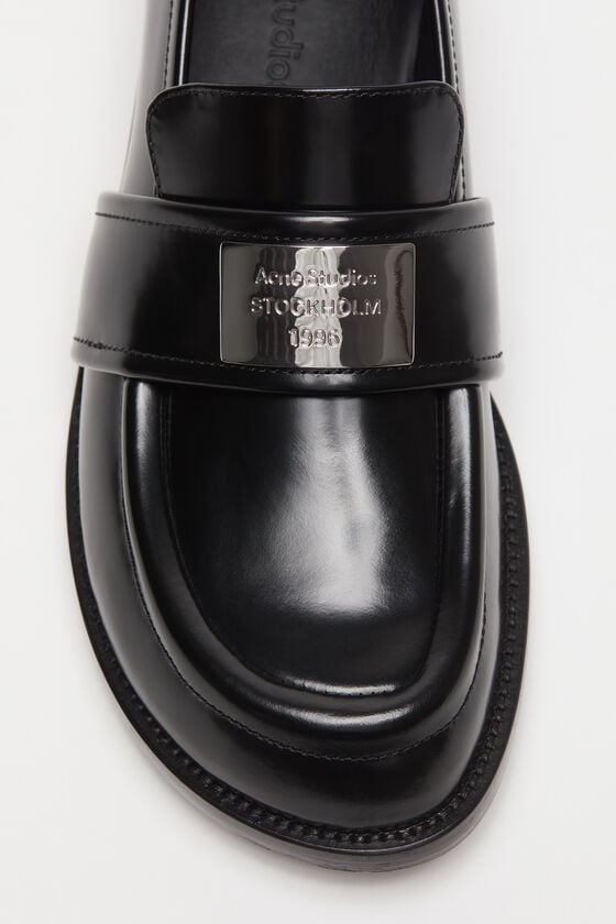Acne Studios Slipper aus gebürstetem Leder 2025