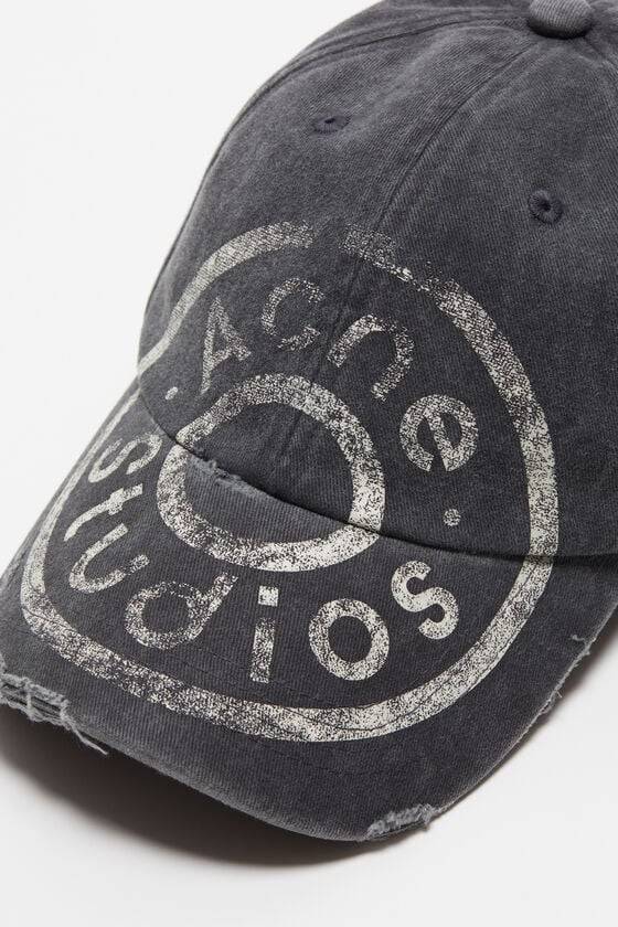 Acne Studios Kappe mit Logoaufdruck Hotsell