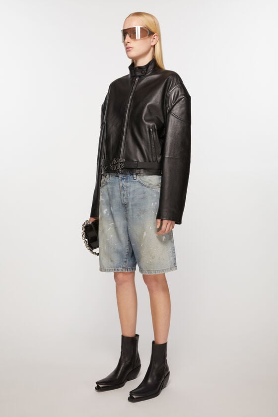 Acne Studios Ankle Boots aus Leder Schlussverkauf