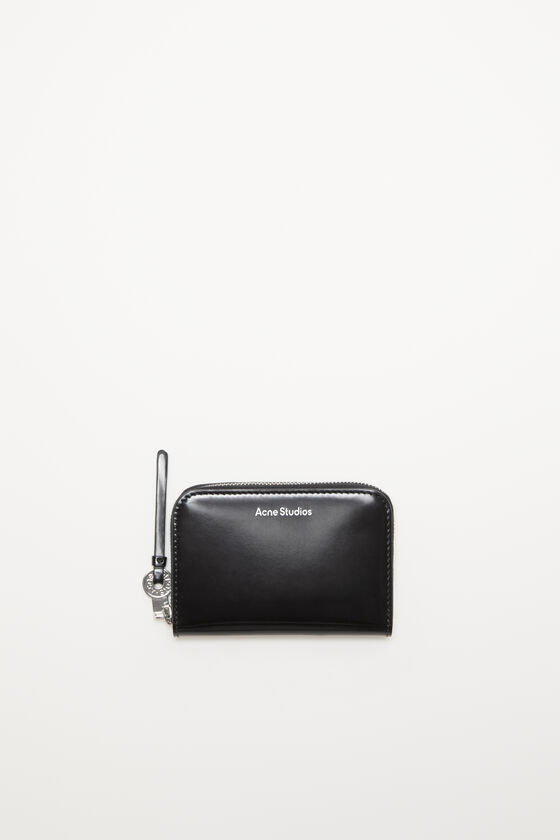 Acne Studios Leder-Portemonnaie mit Reißverschluss Limitierter Zeitrabatt