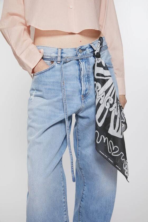 Acne Studios Bedruckter quadratischer Schal Fabrikpreis