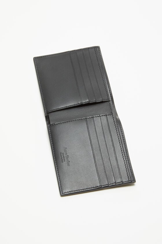 Acne Studios Gefaltete Lederbrieftasche Rabatt
