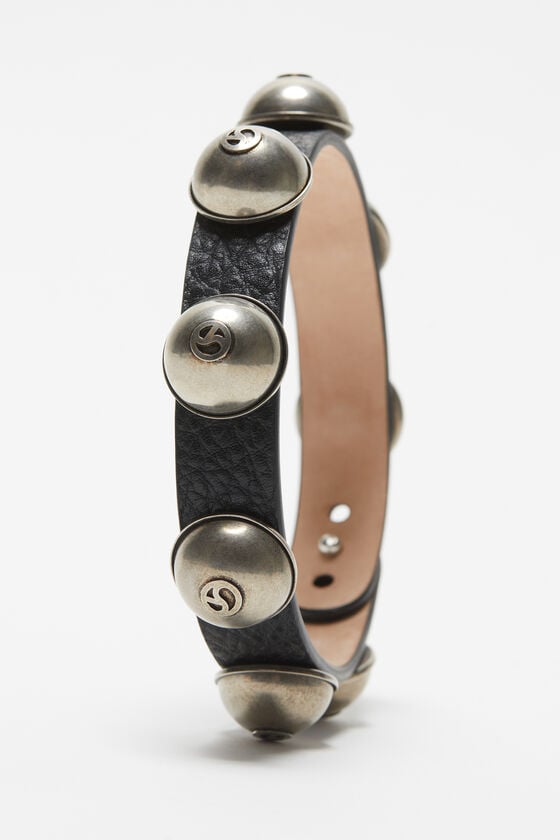 Acne Studios Ohrstecker-Halskette aus Leder Saisonschlussverkauf