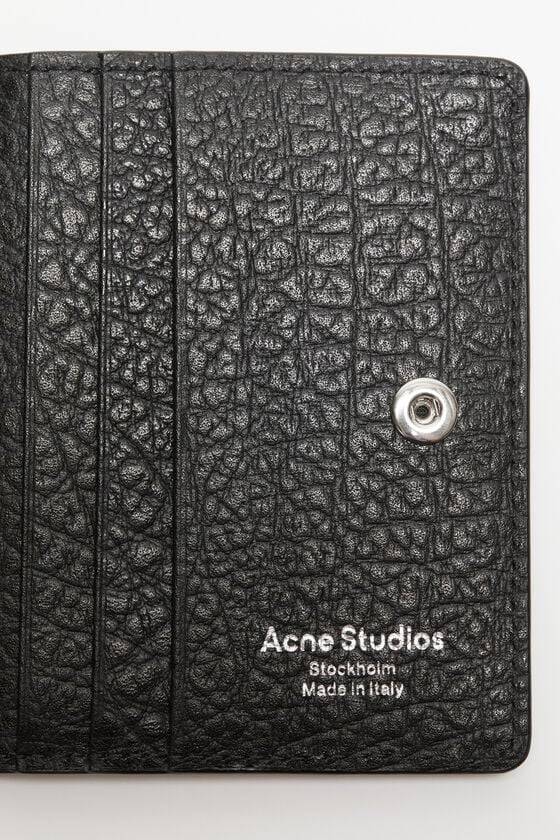 Acne Studios Gefaltete Lederbrieftasche Bestseller