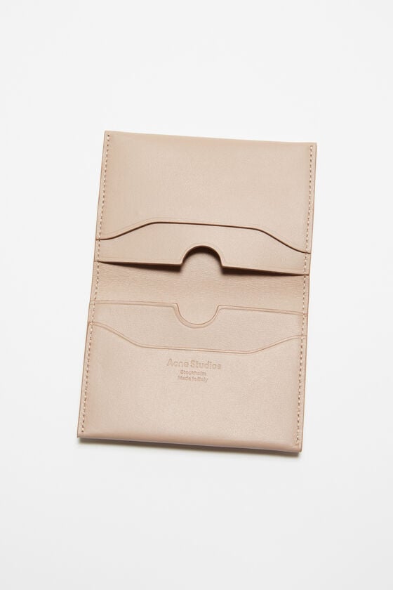 Acne Studios Gefaltete Lederbrieftasche Sonderangebote