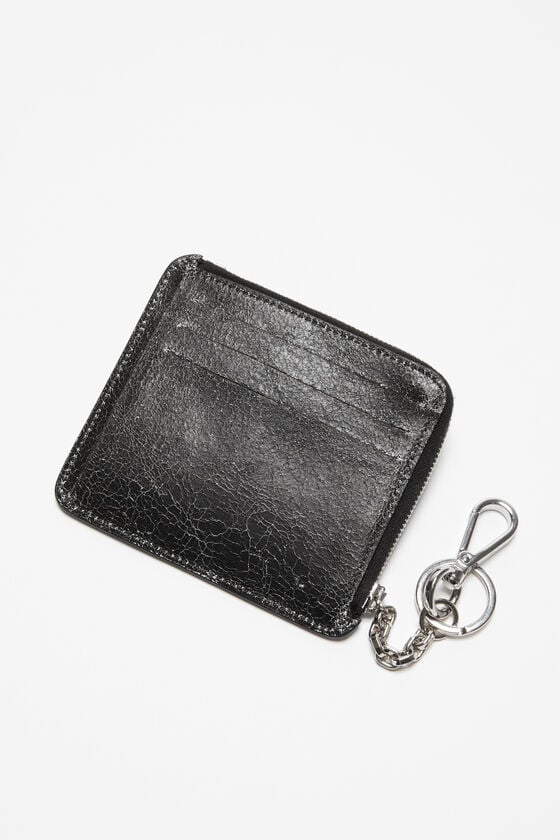 Acne Studios Portemonnaie aus Leder mit Reißverschluss Wochenangebot