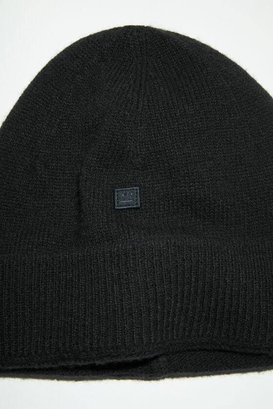 Acne Studios Beanie mit Micro-Face-Aufnäher Riesige Rabatte
