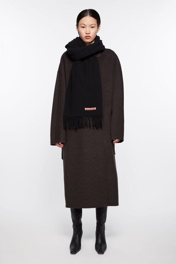 Acne Studios Oversized-Wollschal mit Fransen Begrenzt auf 3 Tage