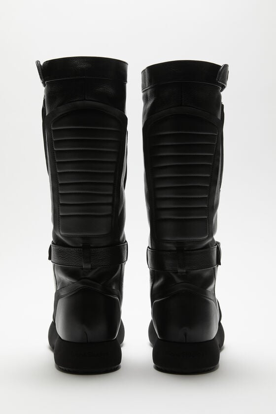 Acne Studios Patchwork-Lederstiefel Schlussverkauf
