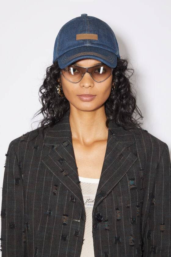 Acne Studios Denim-Baseballkappe Blitzverkäufe
