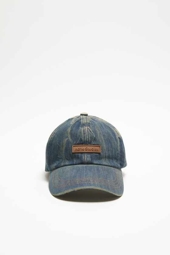 Acne Studios Kappe mit Denim-Logo Fabrikpreis