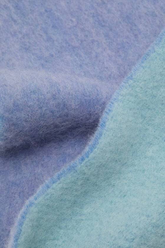 Acne Studios Fransen-Schal mit Logo Sonderangebot