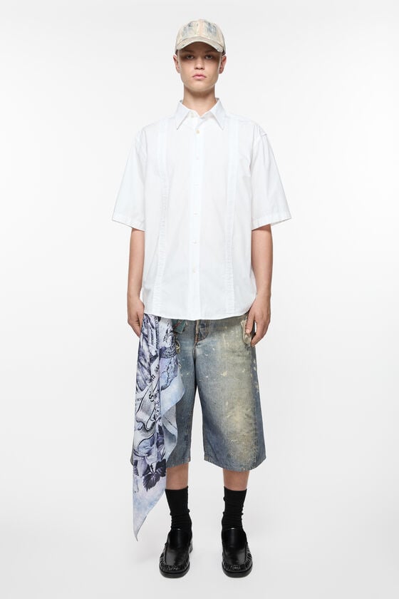 Acne Studios Bedruckter Seidenschal Preisnachlass