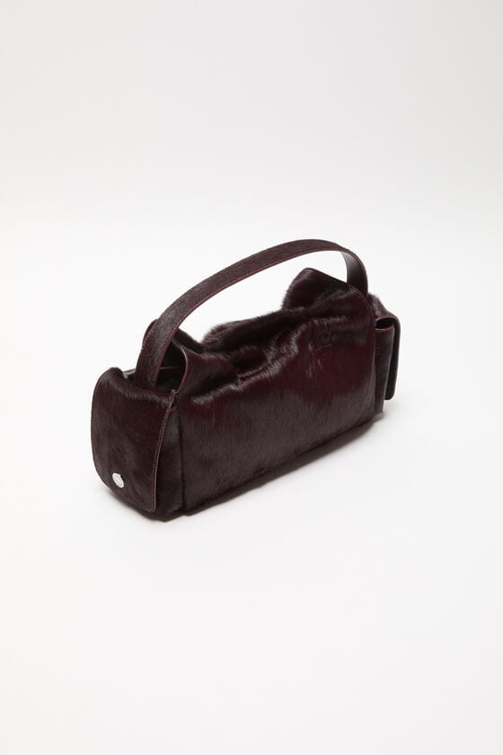 Acne Studios Multipocket furry leather bag Laufsteg-Show Weihnachtsangebot